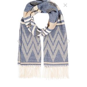 Barneys New York Southwestern Print Scarf Shawl Wrap